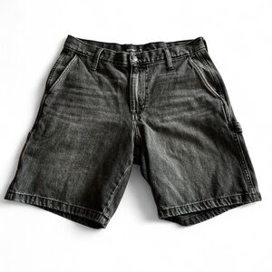 Old Navy Men's Grey Cargo Skater Denim Jean Shorts